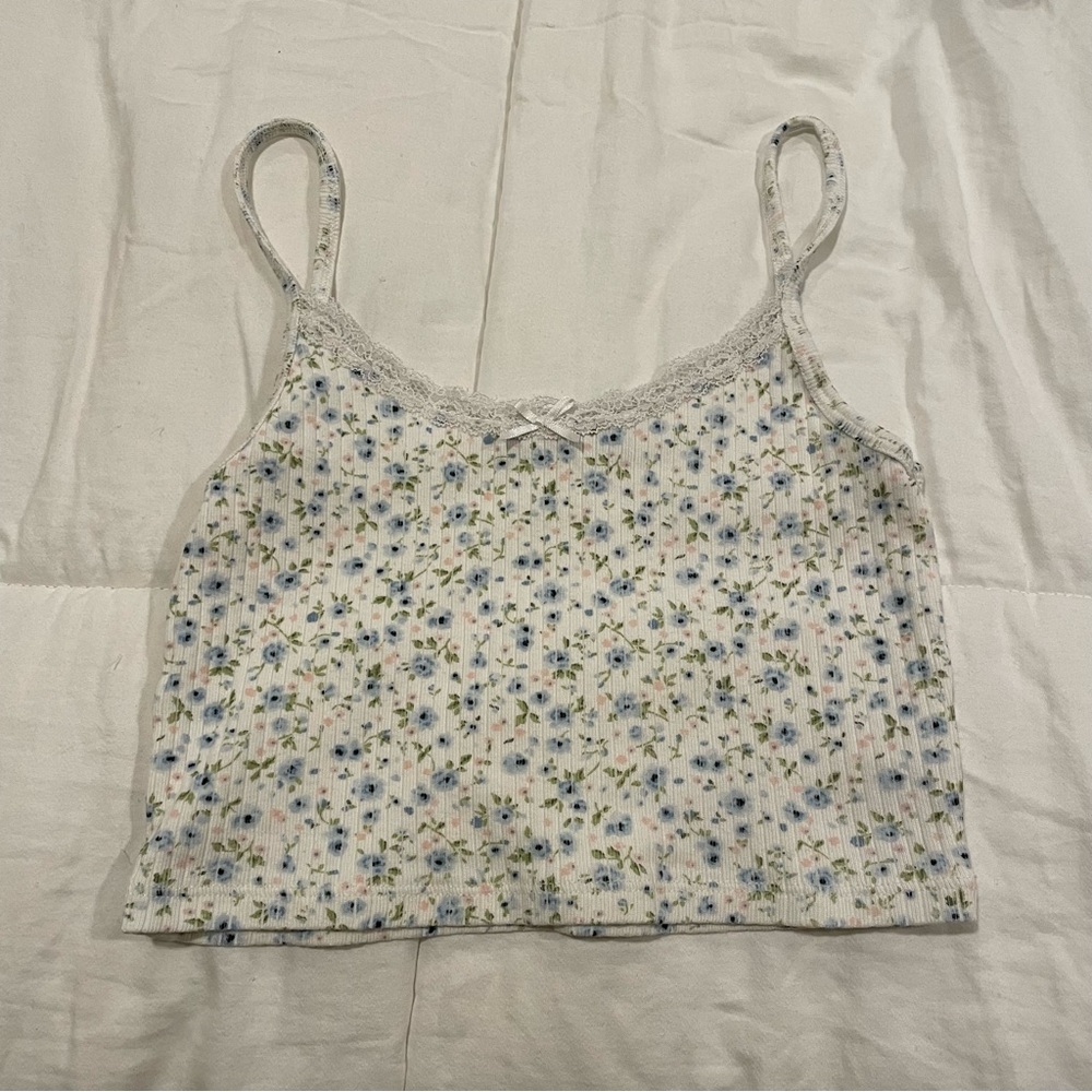 brandy melville skylar bow tank